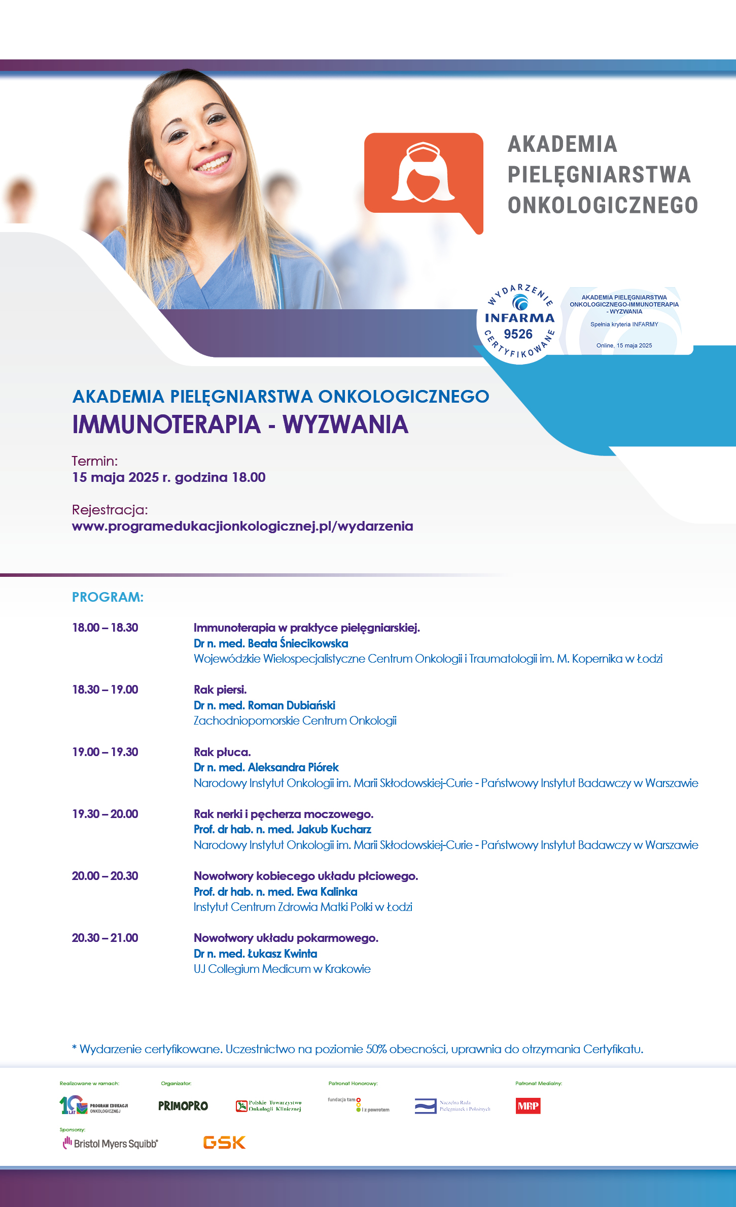 „IMMUNOTERAPIA-WYZWANIA”.